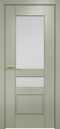 Дверь Оникс Версаль фрезерованная №2 эмаль RAL 7038, сатинат