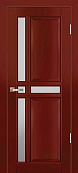 Схожие товары - Дверь Юркас массив ольхи Равелла махагон, стекло матовое