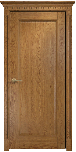 Дверь Оникс Италия 1 дуб золотистый, глухая