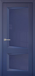 Недавно просмотренные - Дверь ДР Perfecto экошпон 102 Barhat Blue, стекло Blue