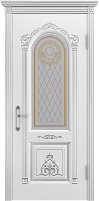 Недавно просмотренные - Дверь Шейл Дорс Ода В3 эмаль белая с серебряной патиной, стекло фотопечать