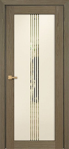 Недавно просмотренные - Дверь Оникс Контур дуб кофейный/эмаль слоновая кость по МДФ, глухая