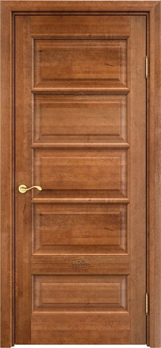 Дверь ПМЦ массив ольхи ОЛ44 орех 10%, глухая