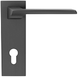 Межкомнатная ручка Porta Di Parma Italia 2206.05.CYL, матовый графит под цилиндр