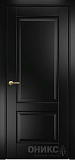 Дверь Оникс Марсель 2 эмаль черная, глухая