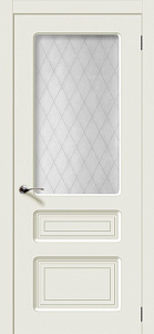 Недавно просмотренные - Дверь Капри эмаль RAL 9010, стекло белое матовое кристалл