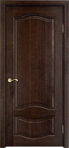 Дверь ПМЦ массив ольхи ОЛ33 орех 15%, глухая