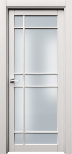 Дверь Ронд3Р10с эмаль RAL 9010, сатинат