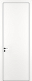 Дверь Z K7 полипропилен белый, ALU кромка черная, глухая