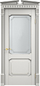 Схожие товары - Дверь Итальянская Легенда массив ольхи ОЛ7.2 белый грунт с патиной серебро, стекло 7-3