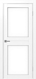 Дверь Эко 520.212 белый снежный, lacobel белый