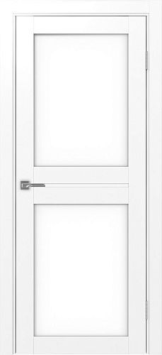 Дверь Эко 520.212 белый снежный, lacobel белый