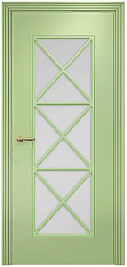 Недавно просмотренные - Дверь Оникс Турин фрезерованная эмаль фисташковая, сатинато с решеткой №5