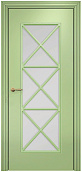 Схожие товары - Дверь Оникс Турин фрезерованная эмаль фисташковая, сатинато с решеткой №5