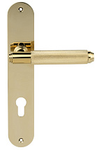 Недавно просмотренные - Межкомнатная ручка Porta Di Parma Exa Zig 2301.06.CYL, PVD полированное золото под цилиндр