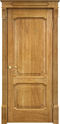 Дверь ПМЦ массив дуба Д7 орех 5%, глухая