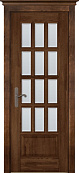 Схожие товары - Дверь ОКА массив ольхи Лондон №1 античный орех, стекло матовое осветленное с фацетом