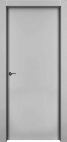Дверь 1001 эмаль серая, глухая
