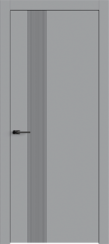 Дверь Линнея-4 серая, глухая