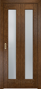 Недавно просмотренные - Дверь-книжка Оникс Лагуна каштан, сатинат белый