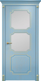 Недавно просмотренные - Дверь Оникс Валенсия фрезерованная эмаль голубая патина золото, сатинат