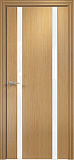 Дверь Оникс Престиж 2 дуб, триплекс белый