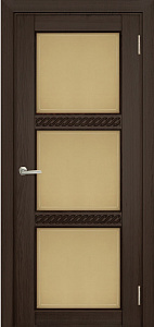 Недавно просмотренные - Дверь Берест массив сосны Браво венге, фреза коса, стекло бронза