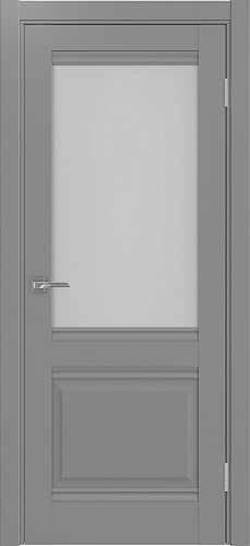 Дверь Эко 602.21U ОФ3 серый, сатинат