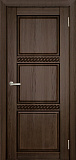 Дверь Берест массив сосны Браво кофе, фреза коса, глухая