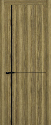 Дверь Z K17 toppan дуб серый, молдинг черный, глухая