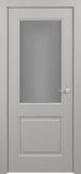 Дверь Z Venecia Т2 эмаль серая, сатинат