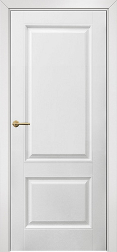 Дверь Оникс Марсель фрезерованная №7 эмаль белая, глухая