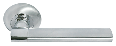 Межкомнатная ручка Morelli MH21, матовый хром/хром