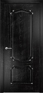 Недавно просмотренные - Дверь Оникс Венеция эмаль черная патина серебро, глухая