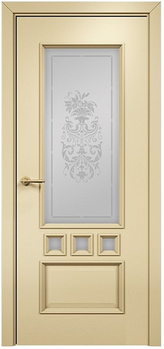 Дверь Оникс Амстердам эмаль RAL 1015, пескоструй 20