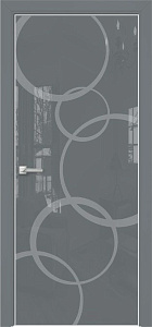 Недавно просмотренные - Дверь Оникс Арт, лакобель серый RAL 7040, пескоструй №4