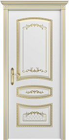 Недавно просмотренные - Дверь Шейл Дорс Соната В3 эмаль белая с золотой патиной, глухая