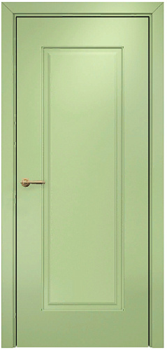 Дверь Оникс Турин фрезерованная эмаль фисташковая, глухая
