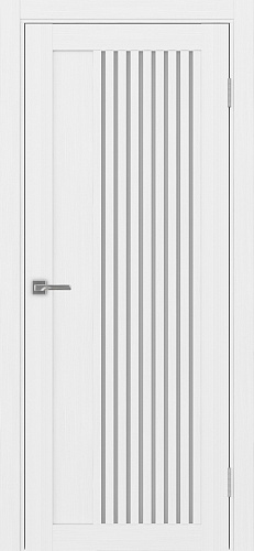 Дверь Эко 544.12 белый лед, сатинат