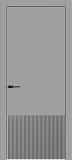 Дверь Лайн9 серая, глухая