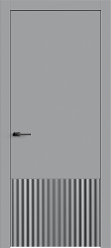 Дверь Линнея-9 серая, глухая