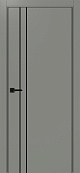 Схожие товары - Дверь Эко 205 серый молдинг SB, кромка AL черная SB с 2-х сторон, глухая