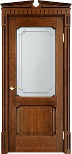 Недавно просмотренные - Дверь ПМЦ массив ольхи ОЛ7.2 коньяк с патиной, стекло 7-3