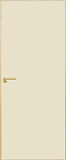 Дверь скрытая ИУ-42 AL gold с 4-х сторон, эмаль белый шелк 2,4 м