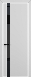 Недавно просмотренные - Дверь Z K2 ALU renolit grey, кромка черная, лакобель black classic, глухая