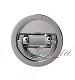 Ручка для раздвижной/распашной двери на круглом основании VENEZIA U155 блестящий хром