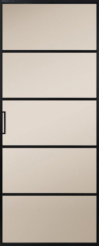 Перегородка Alum №5 черный, сатинат бронза