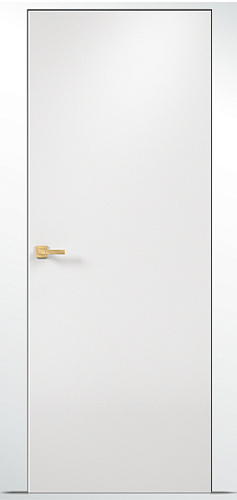 Дверь Оникс скрытая с отделкой эмаль белая, стандартная