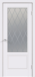 Недавно просмотренные - Дверь VellDoris Scandi 2V эмаль белая, стекло мателюкс "Ромб"