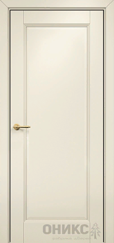 Дверь Оникс Италия 1 эмаль слоновая кость, глухая